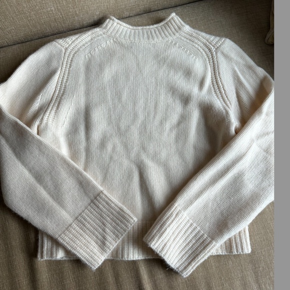J. Crew Cashmere Rollneck™ sweater in Ivory - Picture 3 of 4
